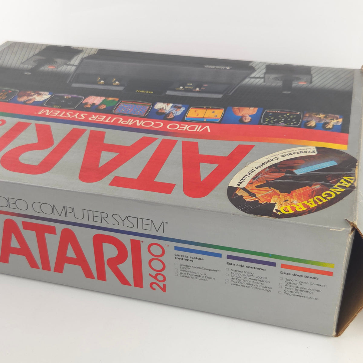 Atari 2600 Konsole OVP Vanguard Spiel PAL