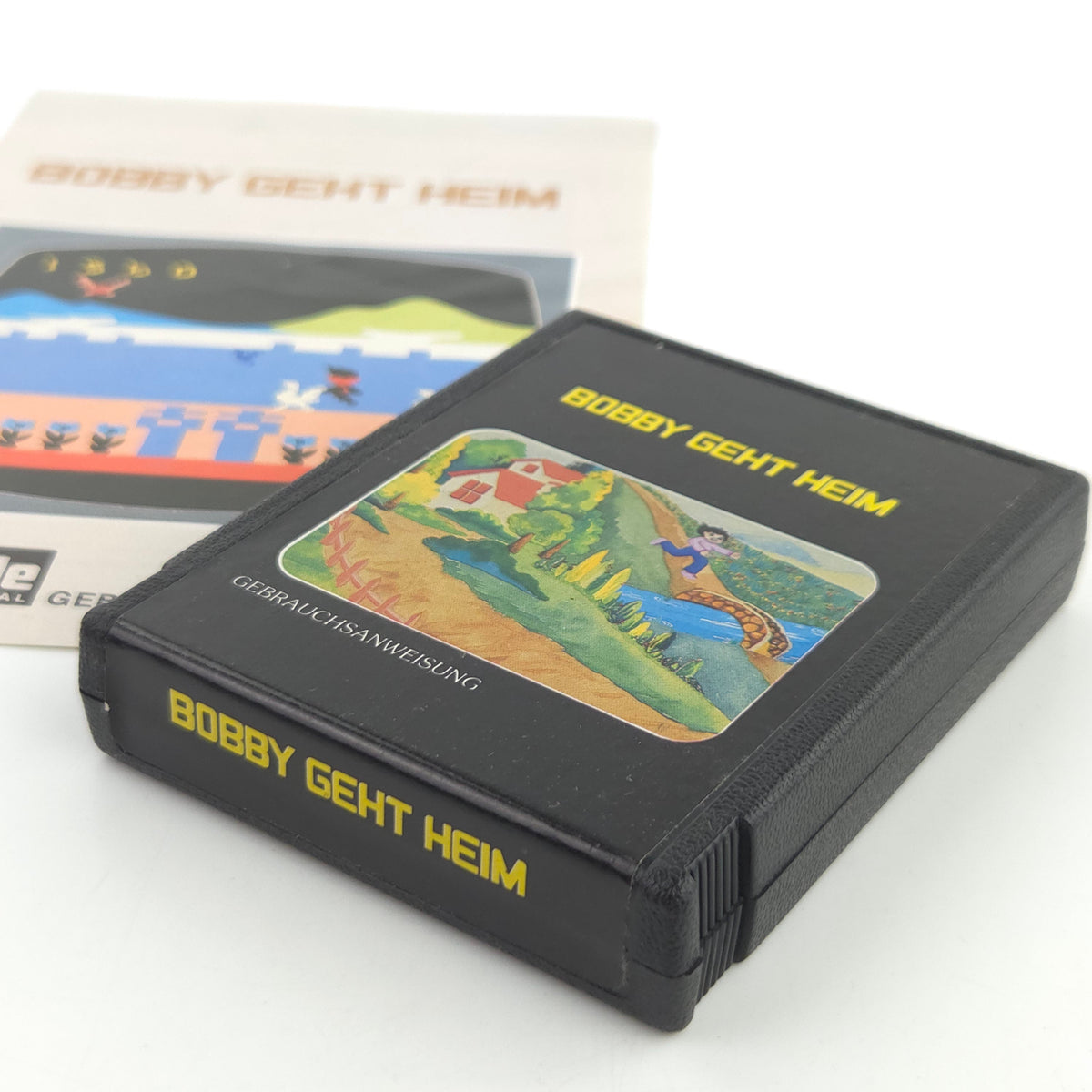 Atari 2600 Spiel Bobby geht Heim Modul Anleitung PAL 1983