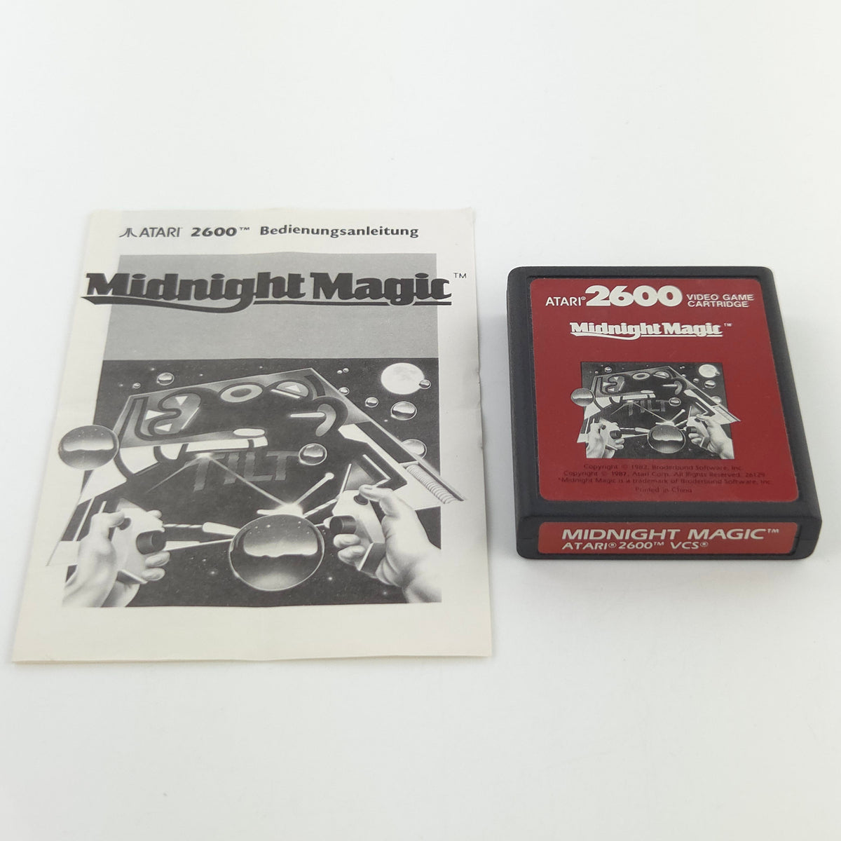 Atari 2600 Spiel Midnight Magic VCS Modul Anleitung PAL