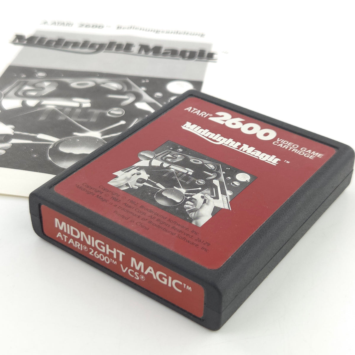 Atari 2600 Spiel Midnight Magic VCS Modul Anleitung PAL