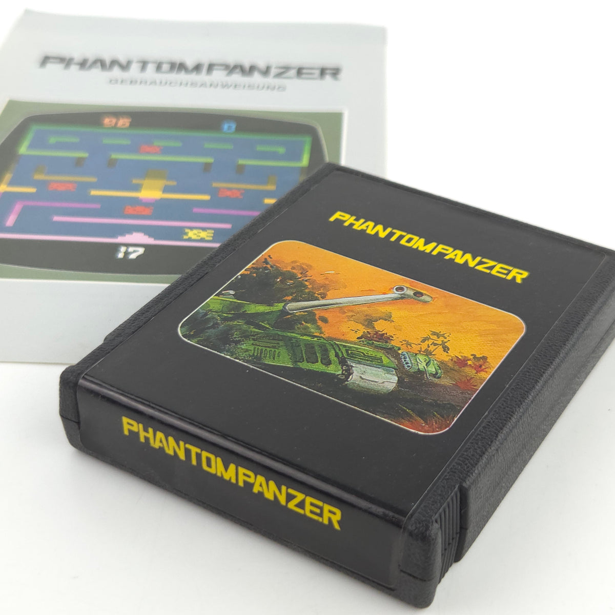Atari 2600 Spiel Phantompanzer VCS Modul Anleitung PAL