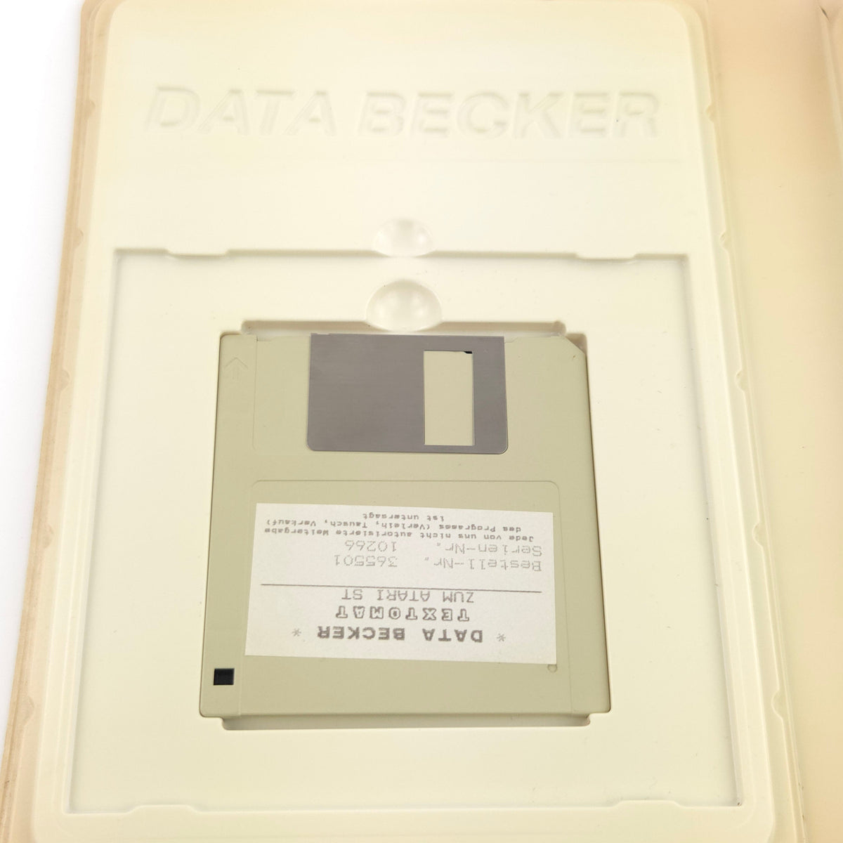 Atari ST Spiel – Textomat ST Diskette OVP Data Becker