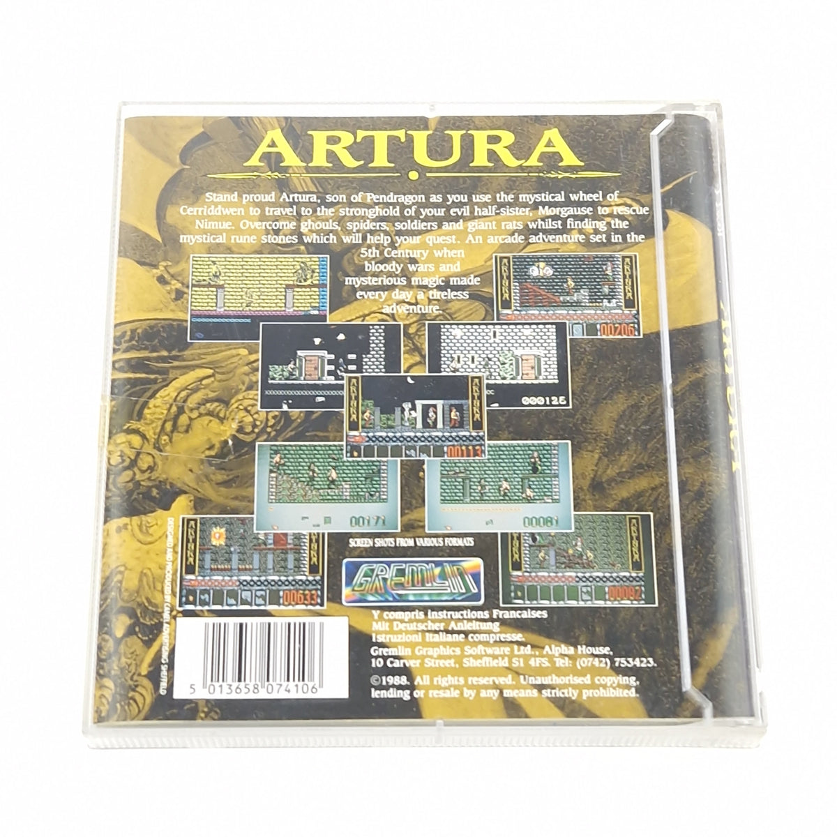 Atari ST Spiel – Artura mit OVP und Anleitung Diskette