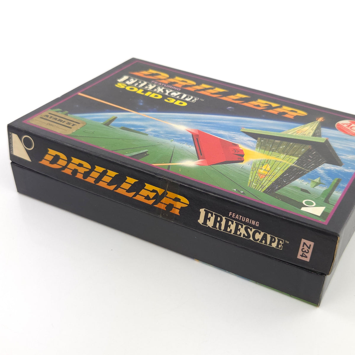 Atari ST Spiel – Driller Freescape Solid 3D (OVP)