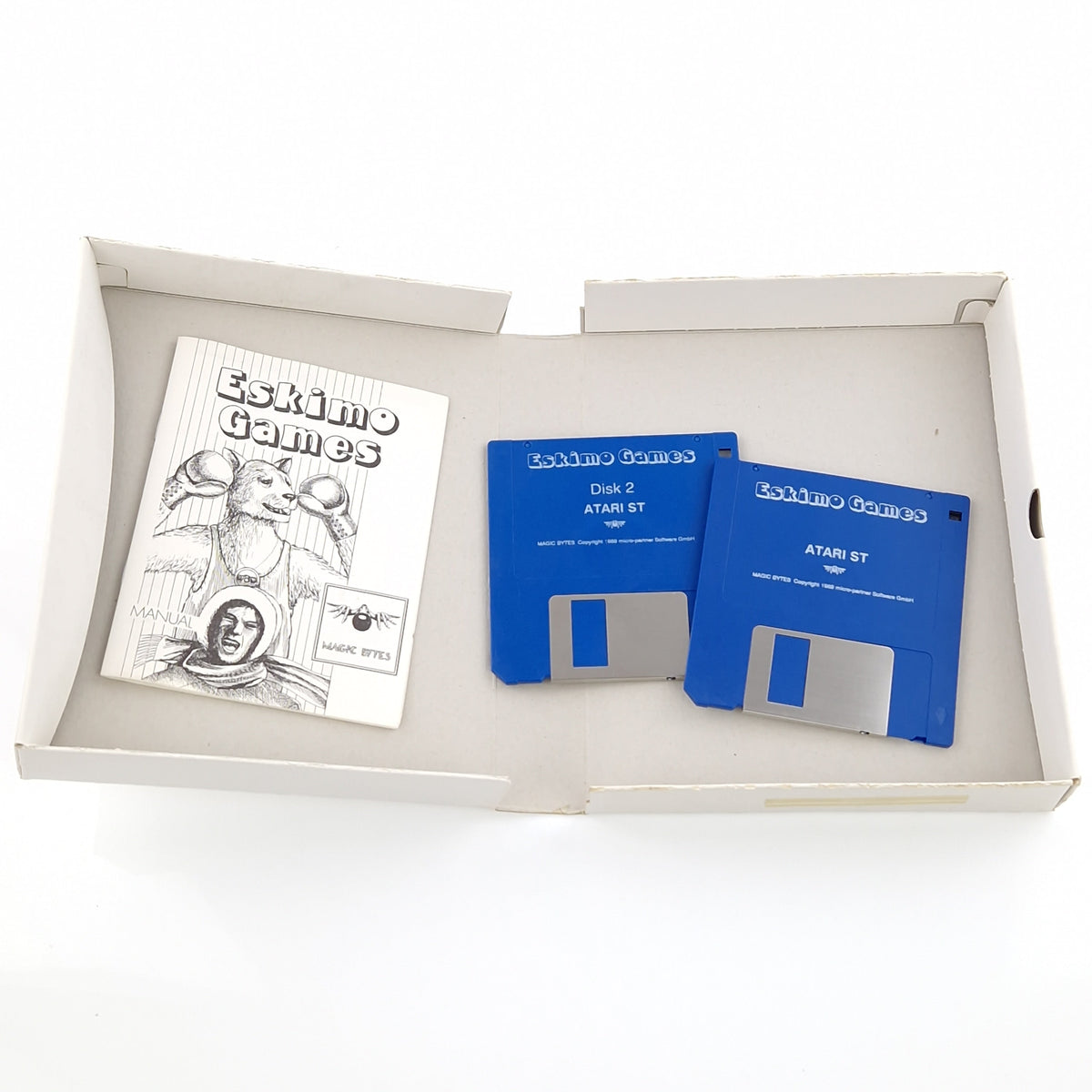 Atari ST Spiel – Eskimo Games OVP Diskette Anleitung