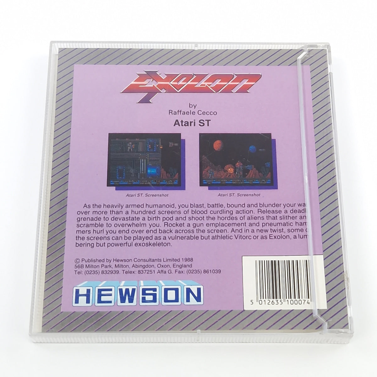 Atari ST Spiel – Exolon mit OVP und Anleitung