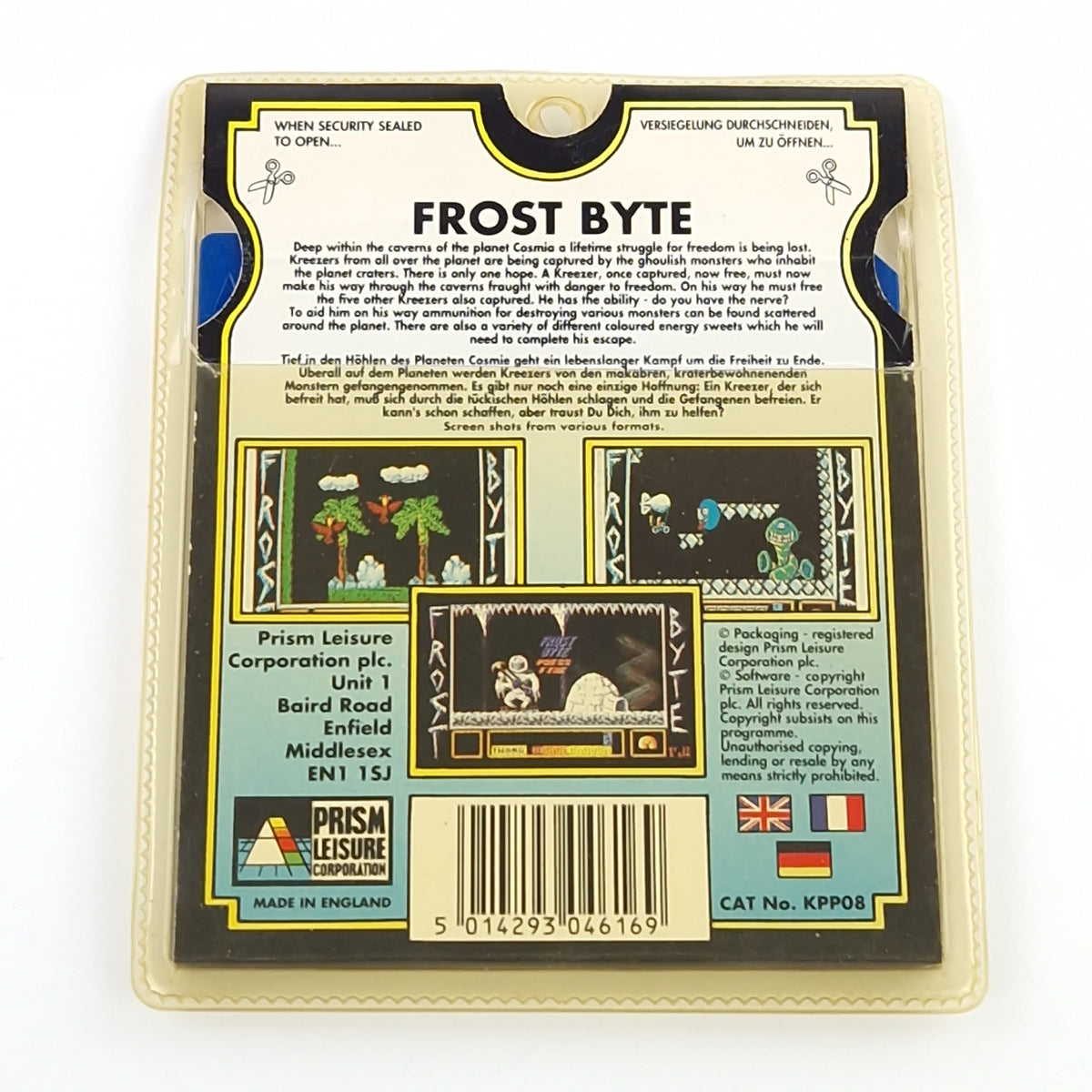 Atari ST Spiel – Frost Byte Pocket Power Collection Diskette