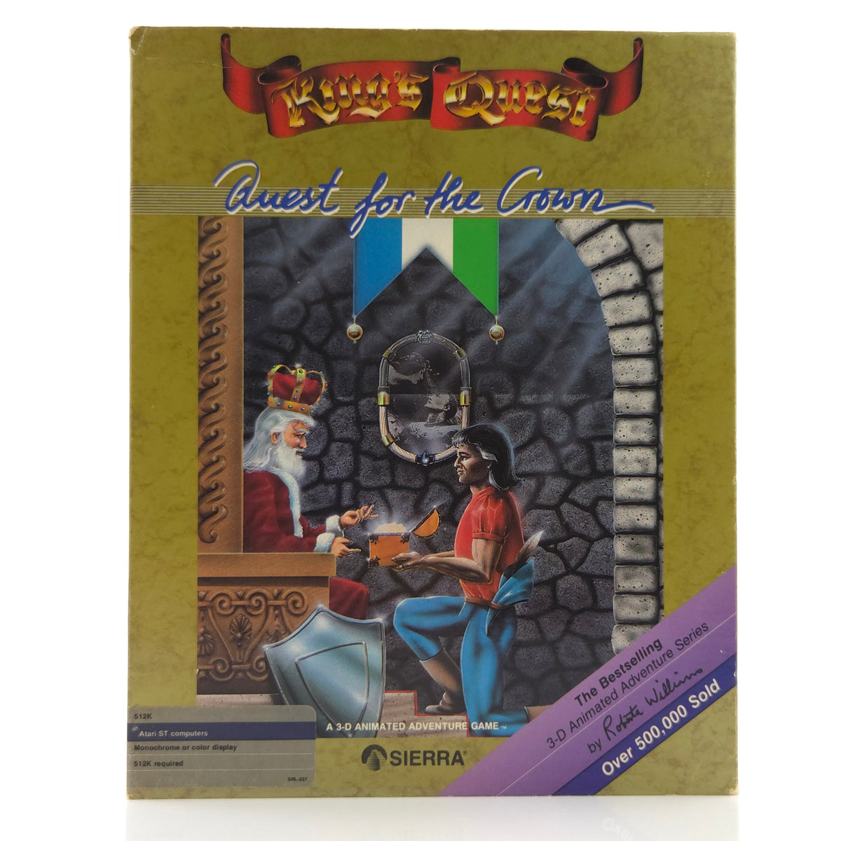 Atari ST Spiel – Kings Quest Quest for the Crown OVP