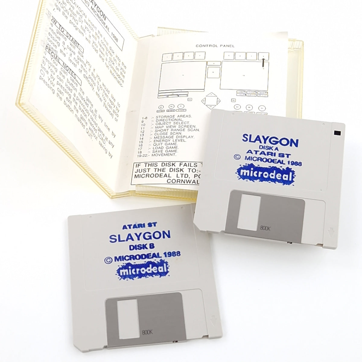 Atari ST Spiel – Slaygon Diskette Jewel Case OVP