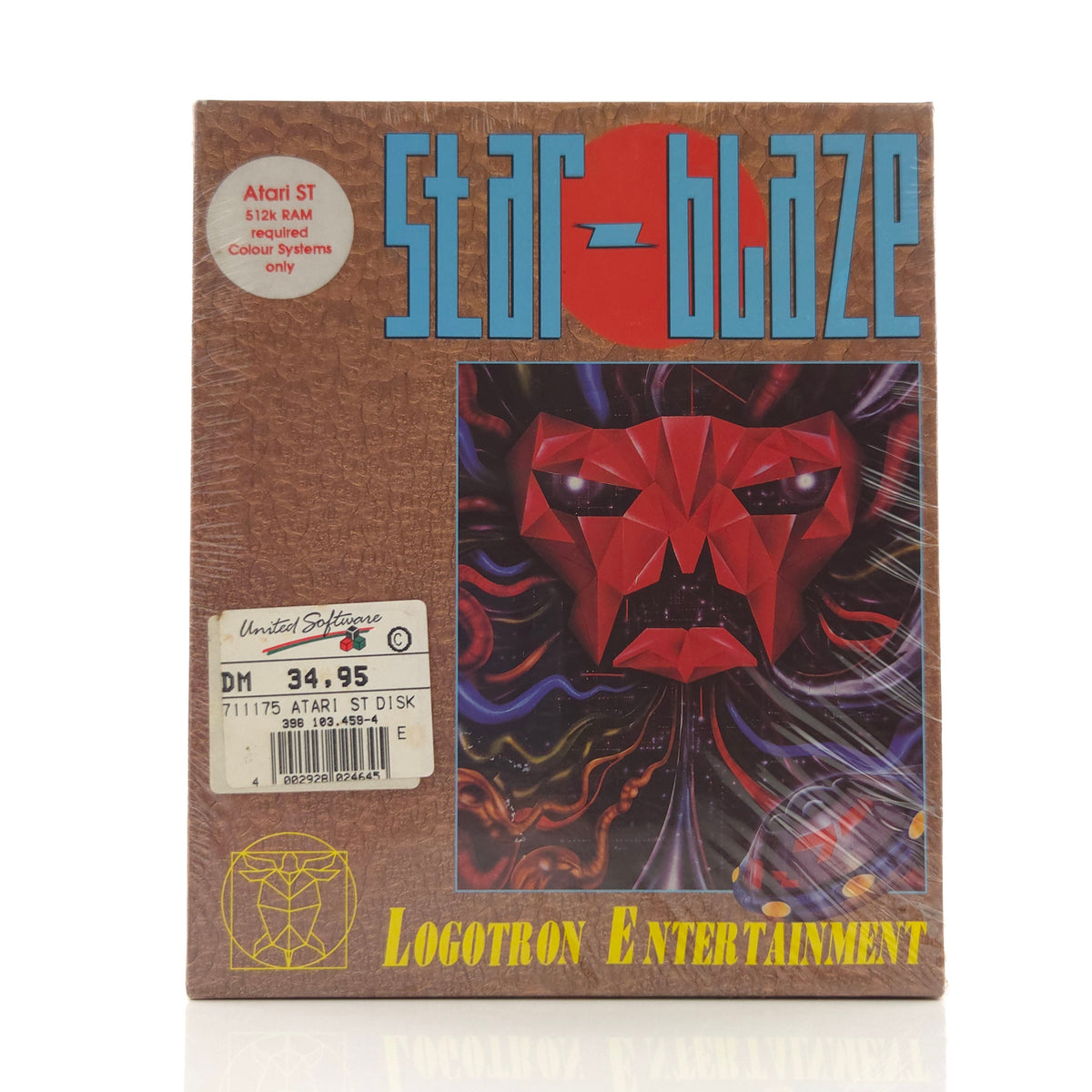 Atari ST Spiel – Star Blaze (Neu OVP Sealed Diskette)