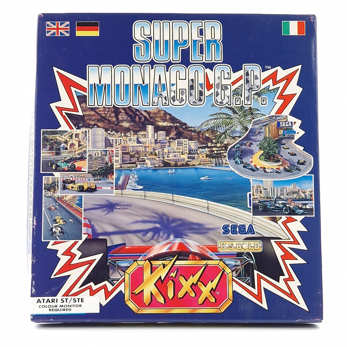 Atari ST Spiel – Super Monaco GP mit OVP und Anleitung