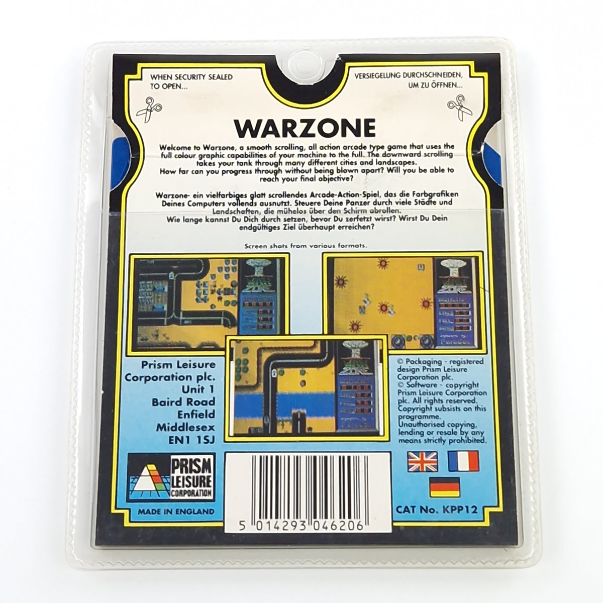Atari ST Spiel – Warzone Bit Pocket Power Collection PAL