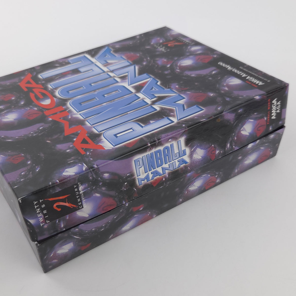 Amiga Spiel Pinball Mania Big Box OVP PAL Diskette 1995