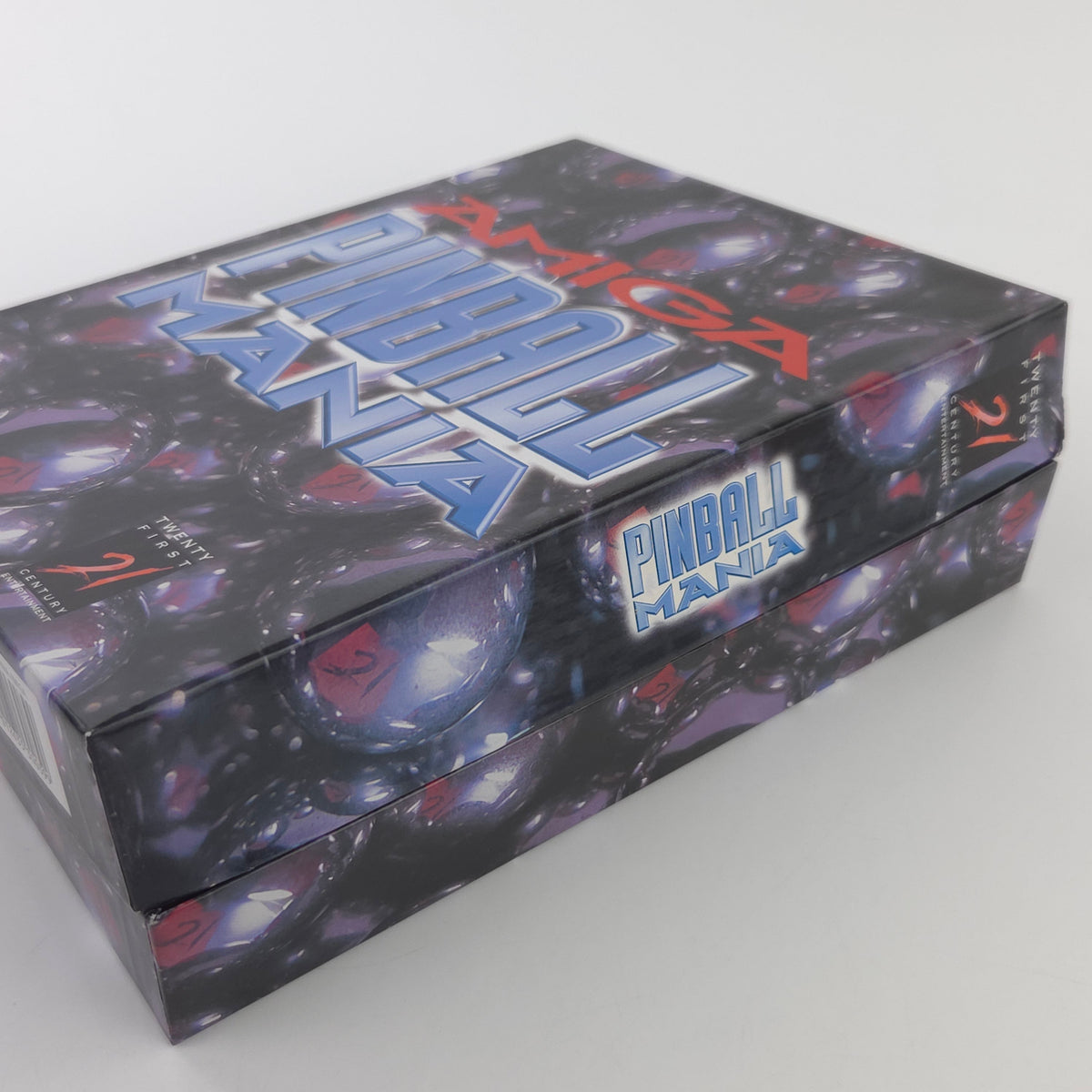 Amiga Spiel Pinball Mania Big Box OVP PAL Diskette 1995