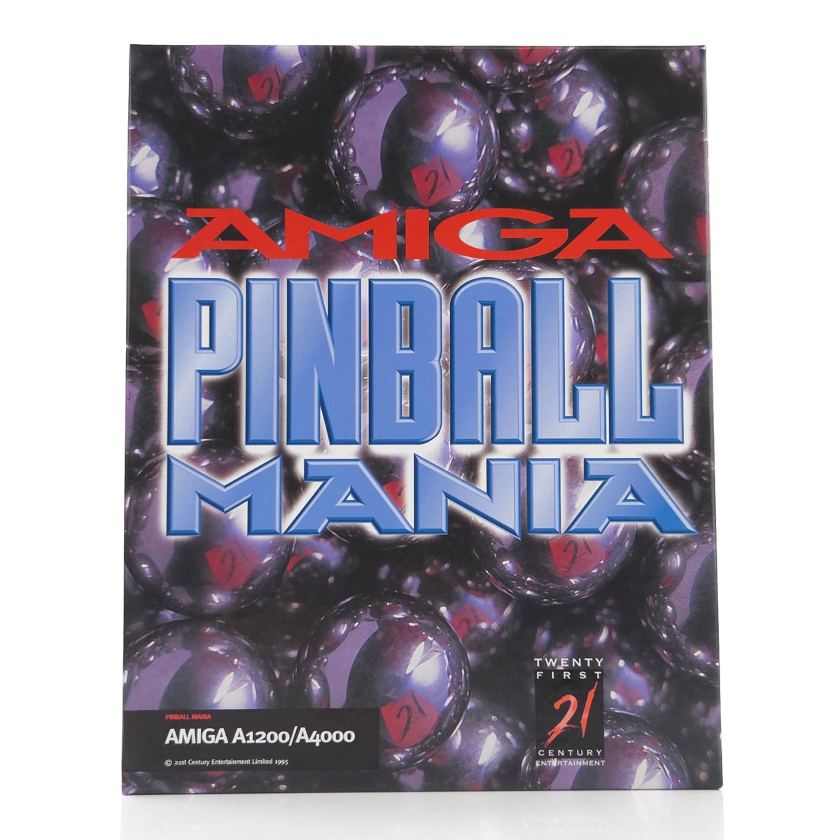Amiga Spiel Pinball Mania Big Box OVP PAL Diskette 1995