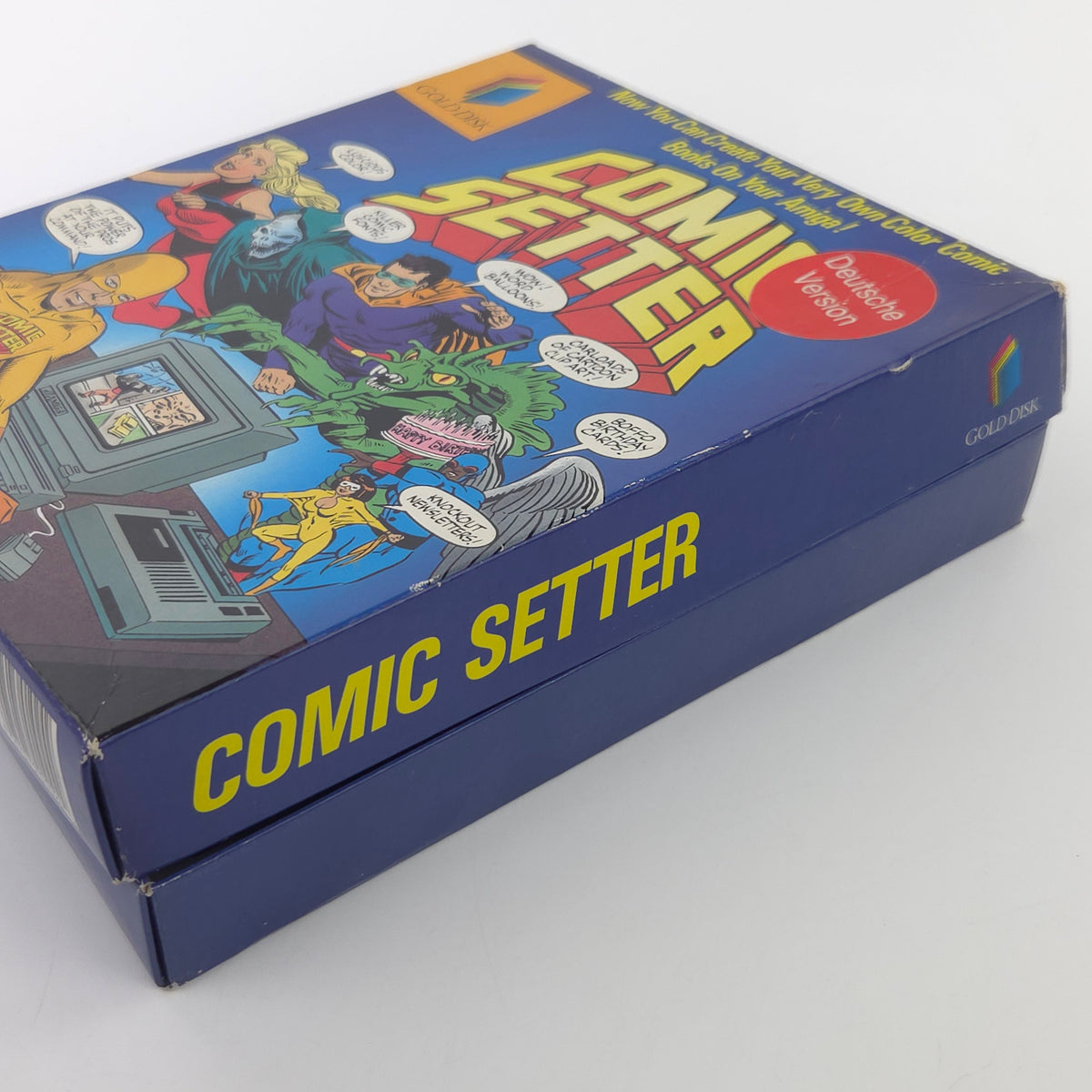 Amiga Spiel Comic Setter Big Box OVP PAL CBM Disk