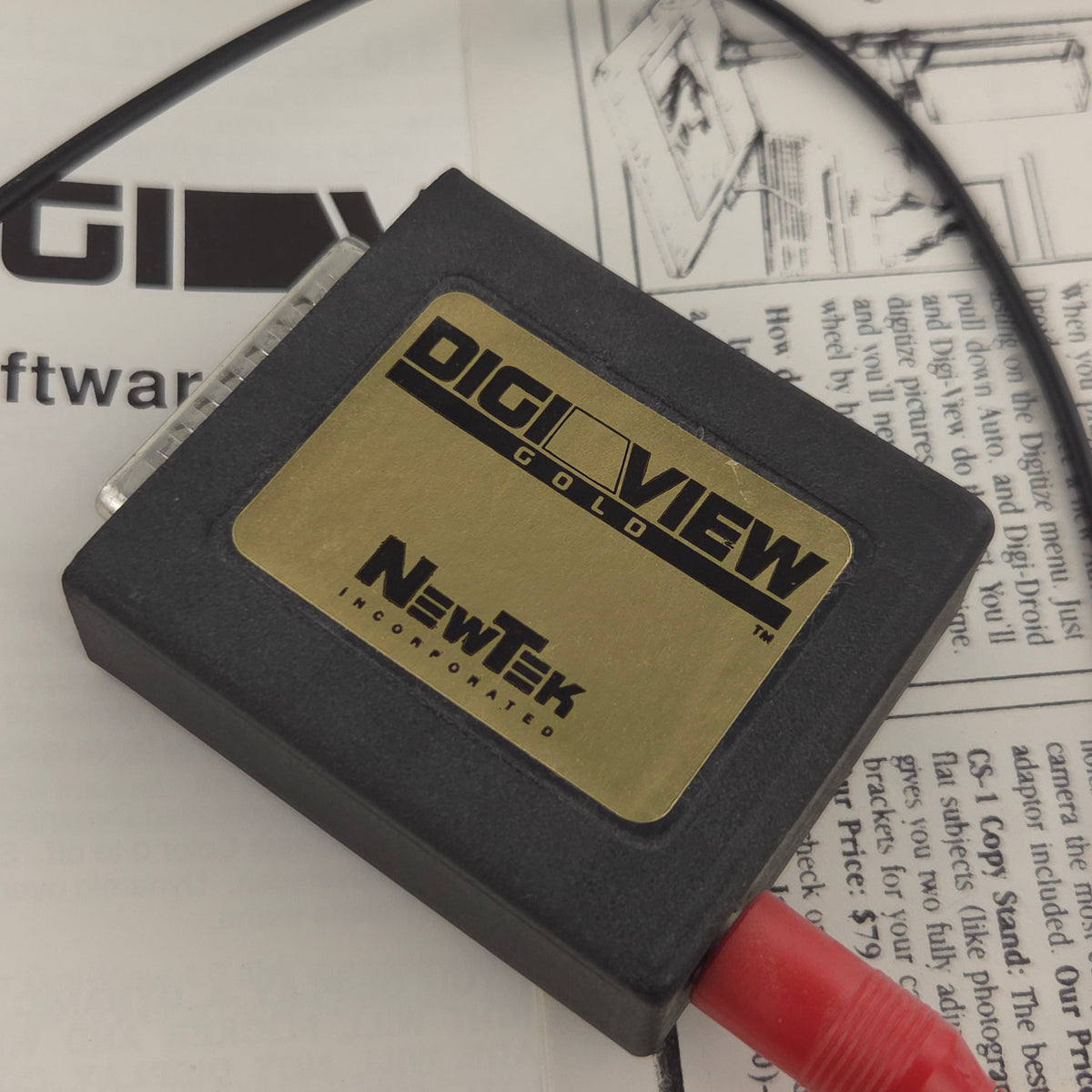 Amiga Spiel Digi View Gold CBM Disk Newtek 1990 OVP PAL