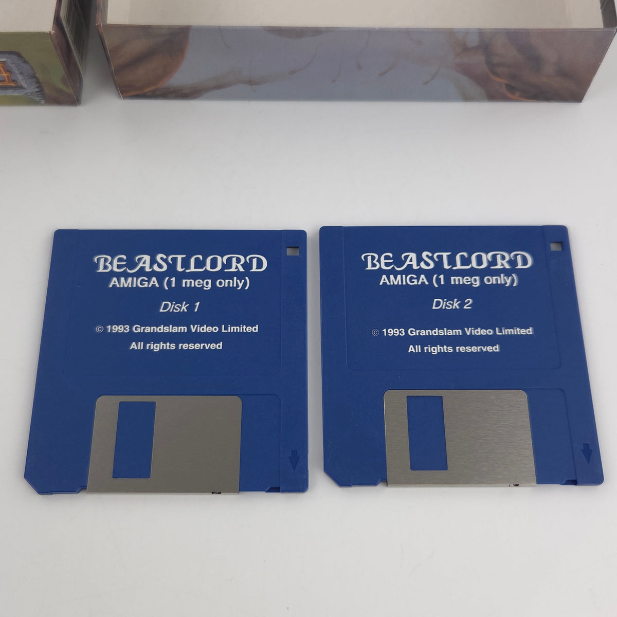 Amiga Spiel Beast Lord Big Box OVP PAL Diskette Grandslam