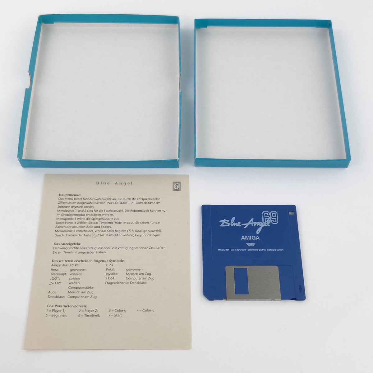 Commodore Amiga Spiel Blue Angel Top Shots OVP PAL 1989
