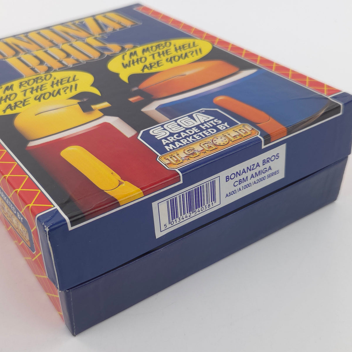 Amiga Spiel Bonanza Bros. Big Box OVP PAL US Gold CBM