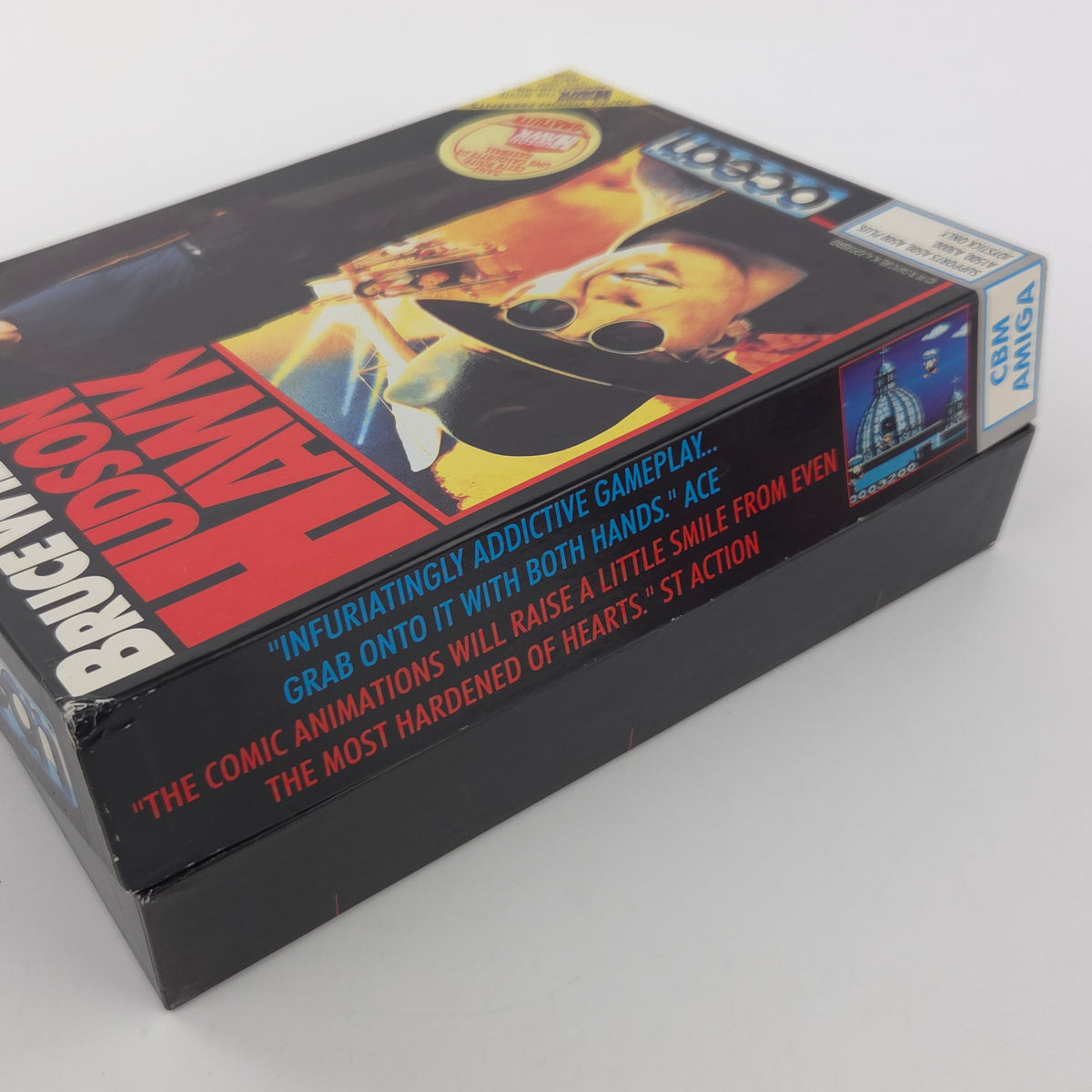 Amiga Spiel Hudson Hawk Big Box OVP Cap PAL CBM