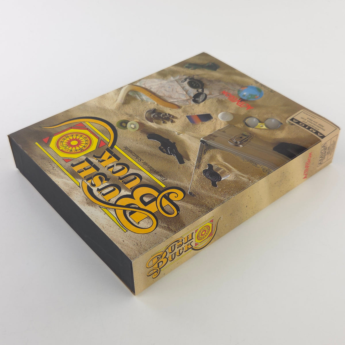 Amiga Spiel Bush Buck Big Box OVP Activision PAL Disk