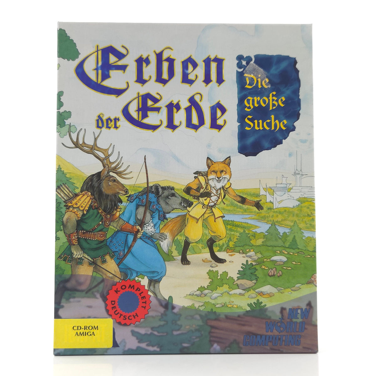 Amiga CD Spiel Erben der Erde Die große Suche OVP PAL