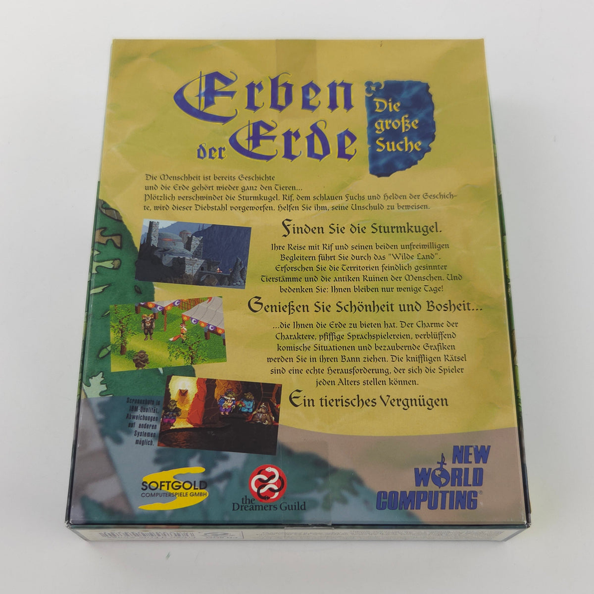 Amiga CD Spiel Erben der Erde Die große Suche OVP PAL