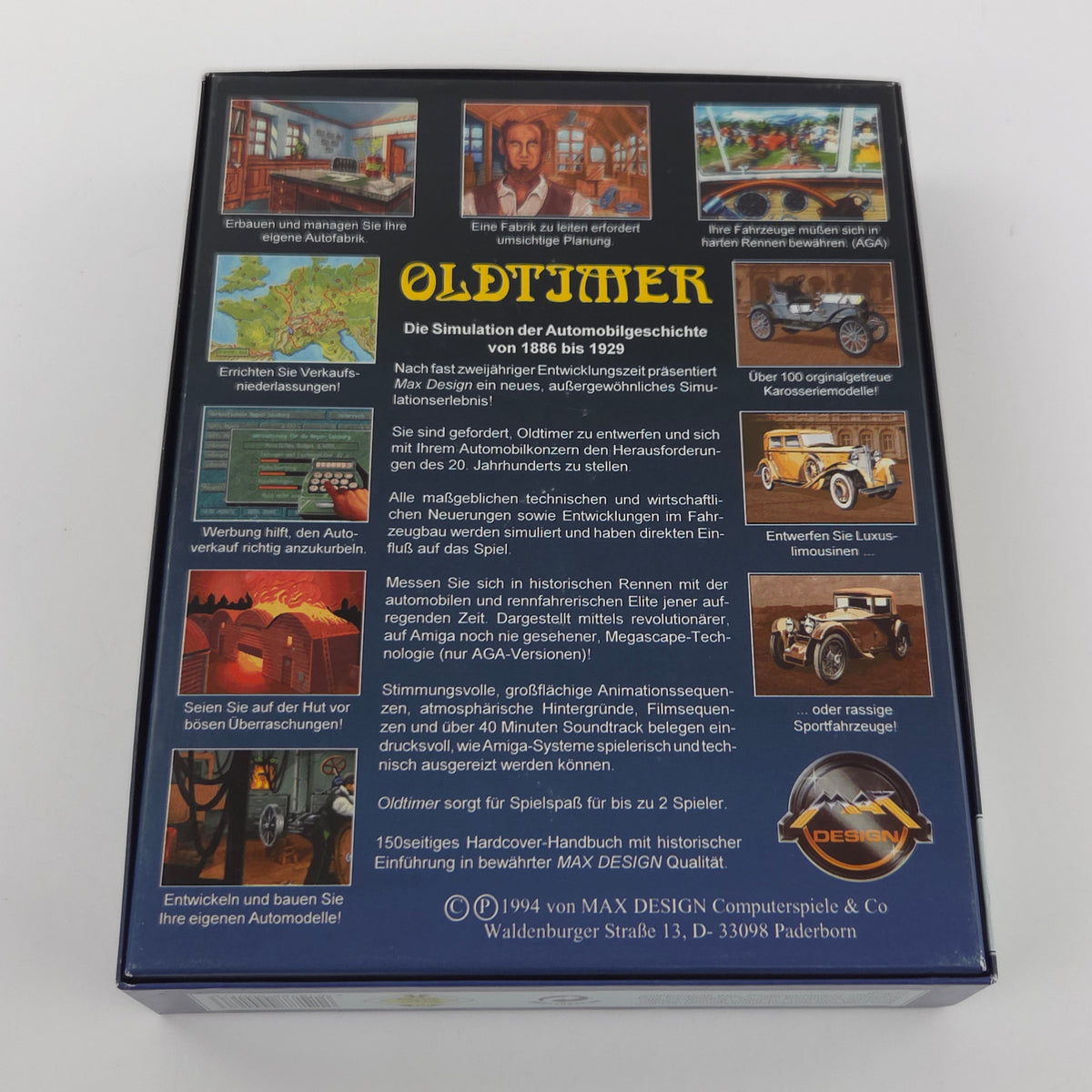 Amiga CD Spiel Erlebte Geschichte II Oldtimer OVP PAL