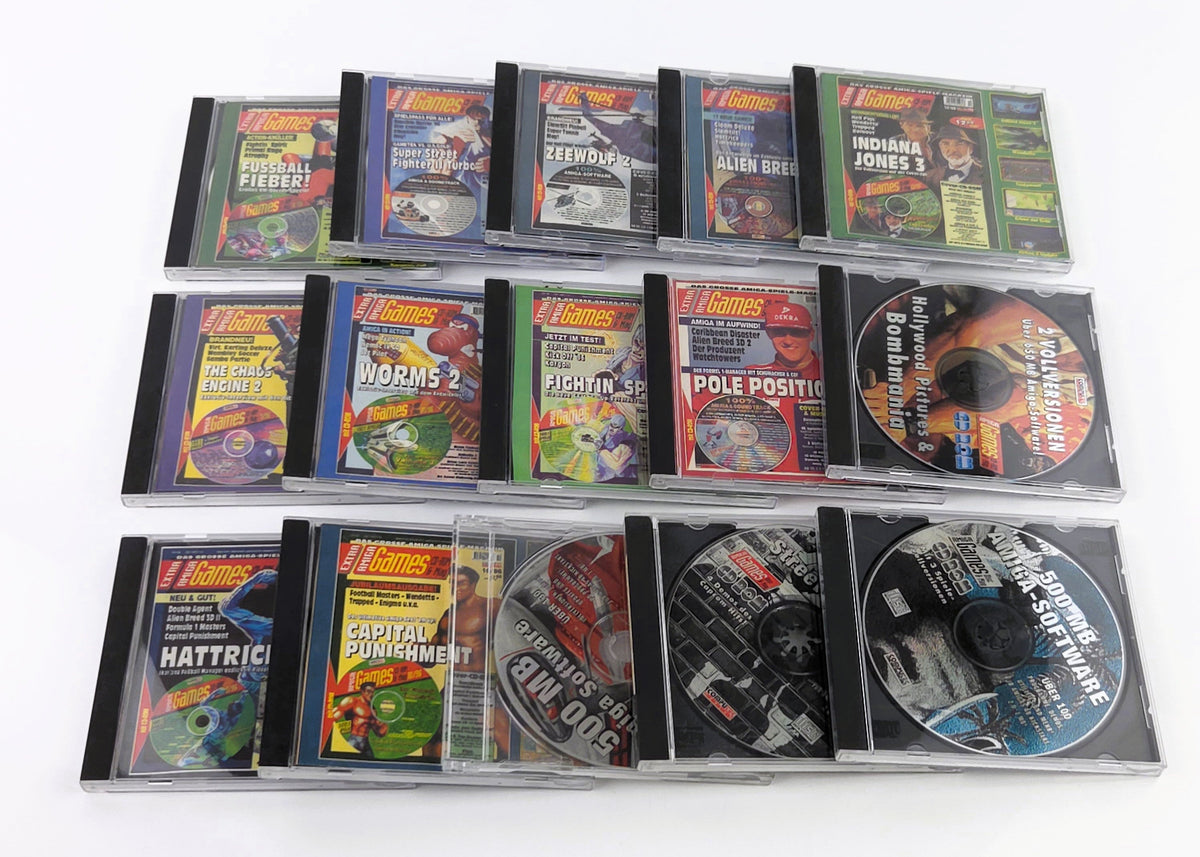 Commodore Amiga Spiel – CD Games Extra Konvolut