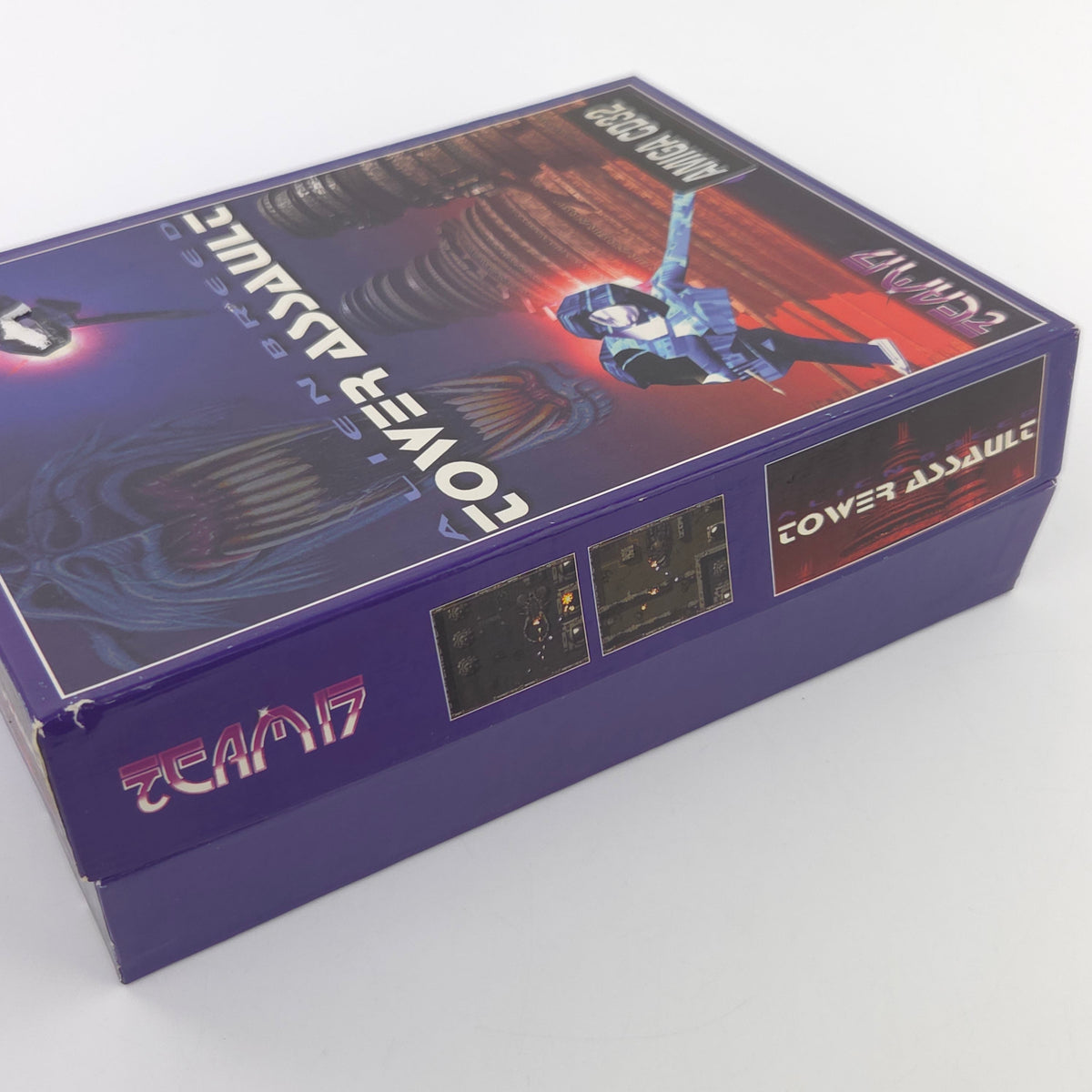 Amiga CD32 Spiel Alien Breed Tower Assault Big Box OVP