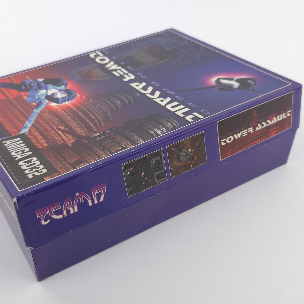 Amiga CD32 Spiel Alien Breed Tower Assault Big Box OVP