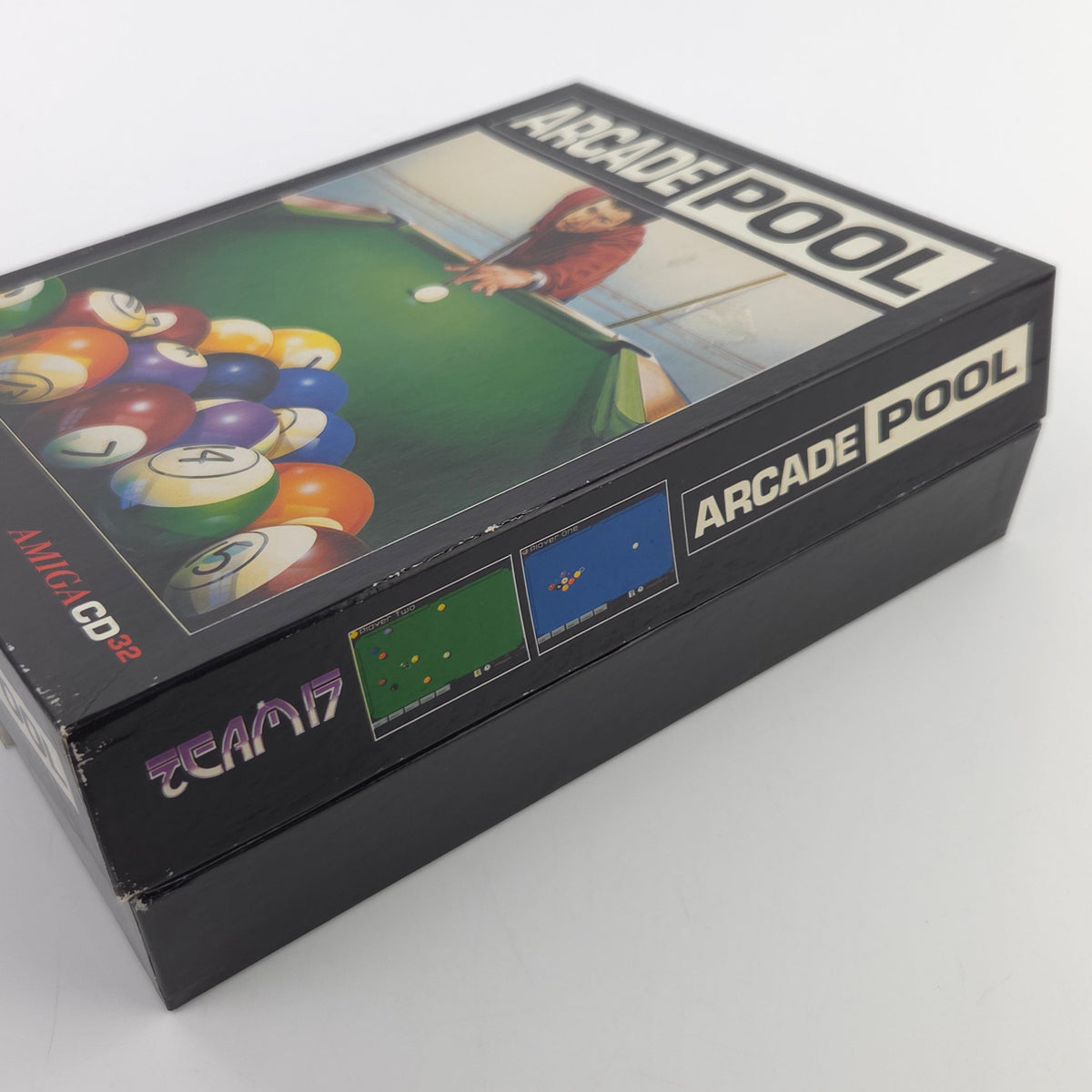 Amiga CD32 Spiel Arcade Pool Team17 Big Box OVP PAL