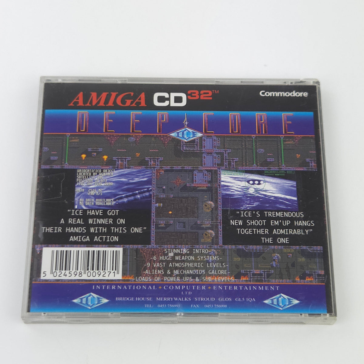 Commodore Amiga CD32 Spiel – Deep Core (OVP PAL)