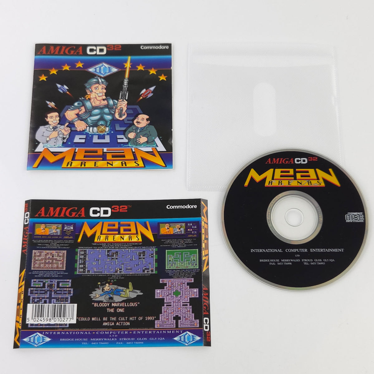 Commodore Amiga CD32 Spiel – Mean Arenas (OVP PAL)