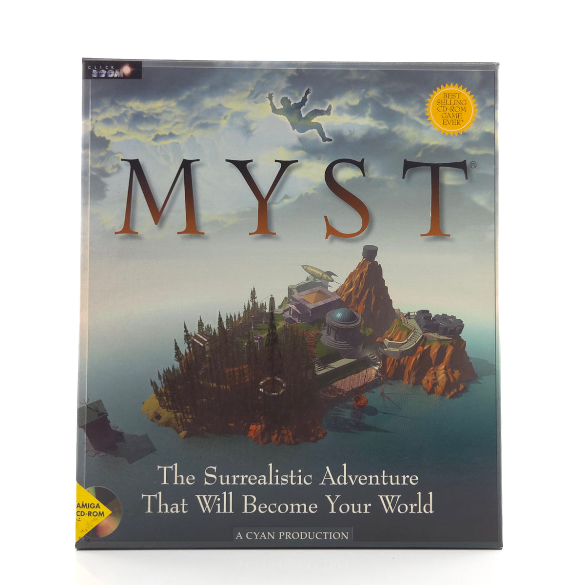 Amiga CD32 Spiel Myst Big Box OVP PAL Cyan 1996