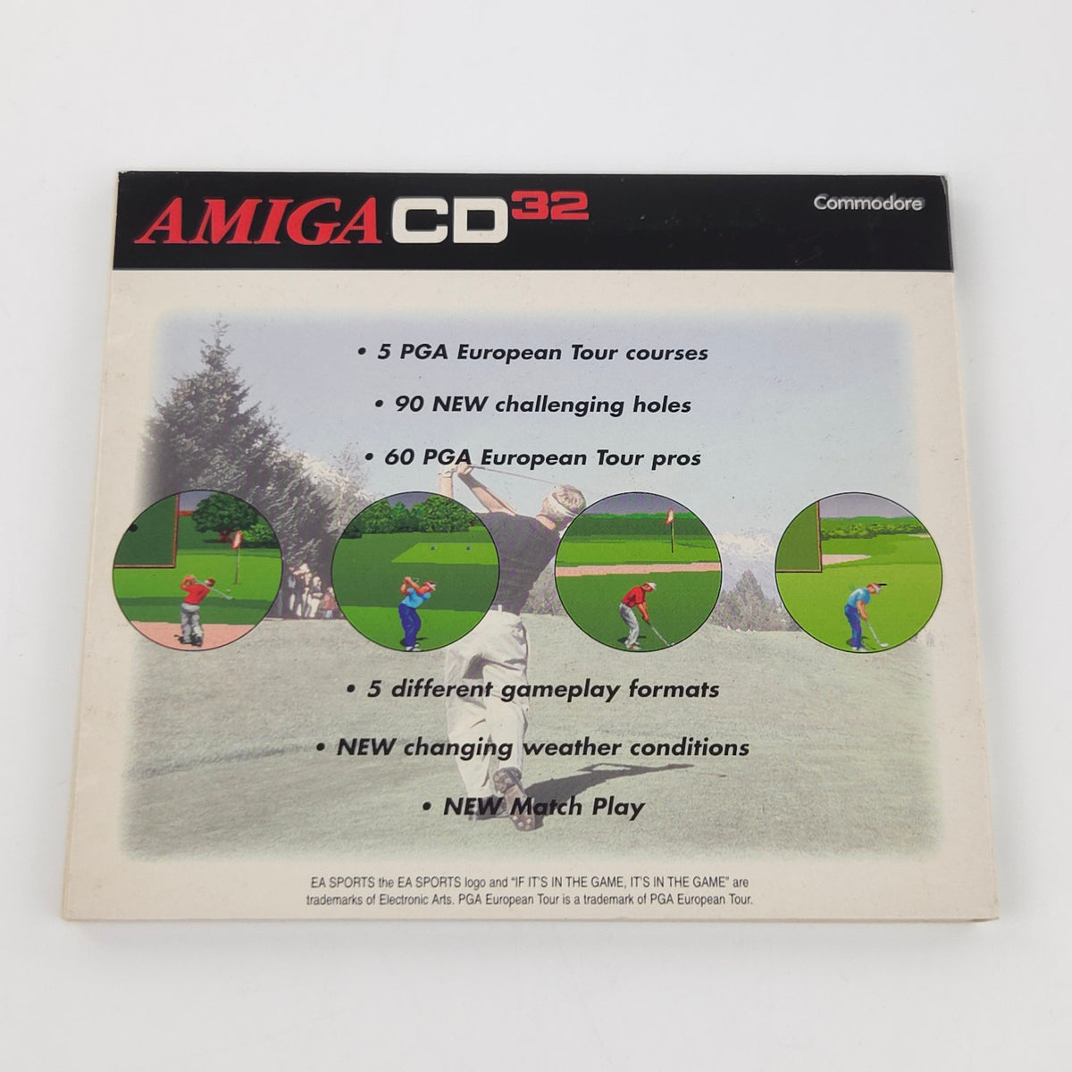 Commodore Amiga CD32 Spiel – PGA European Tour Golf OVP