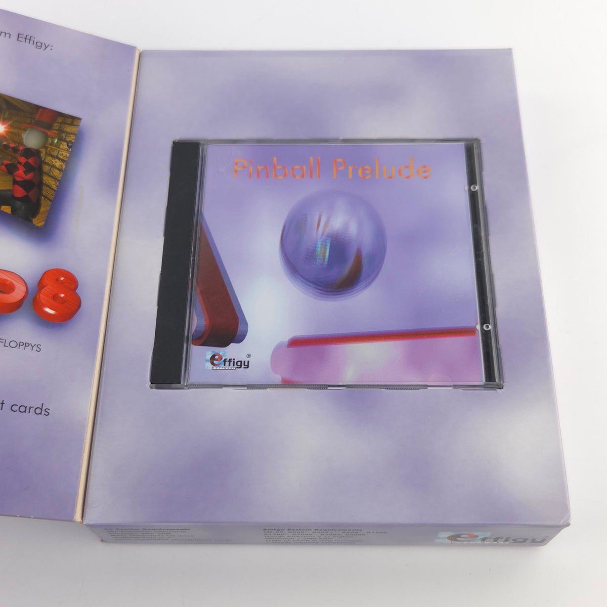 Amiga CD32 Spiel Pinball Prelude Big Box OVP PAL Effigy