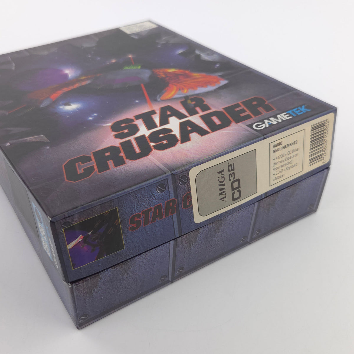 Amiga CD32 Spiel Star Crusader Big Box OVP PAL Gametek