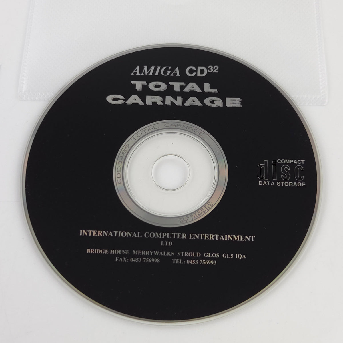 Commodore Amiga CD32 Spiel – Total Carnage OVP PAL