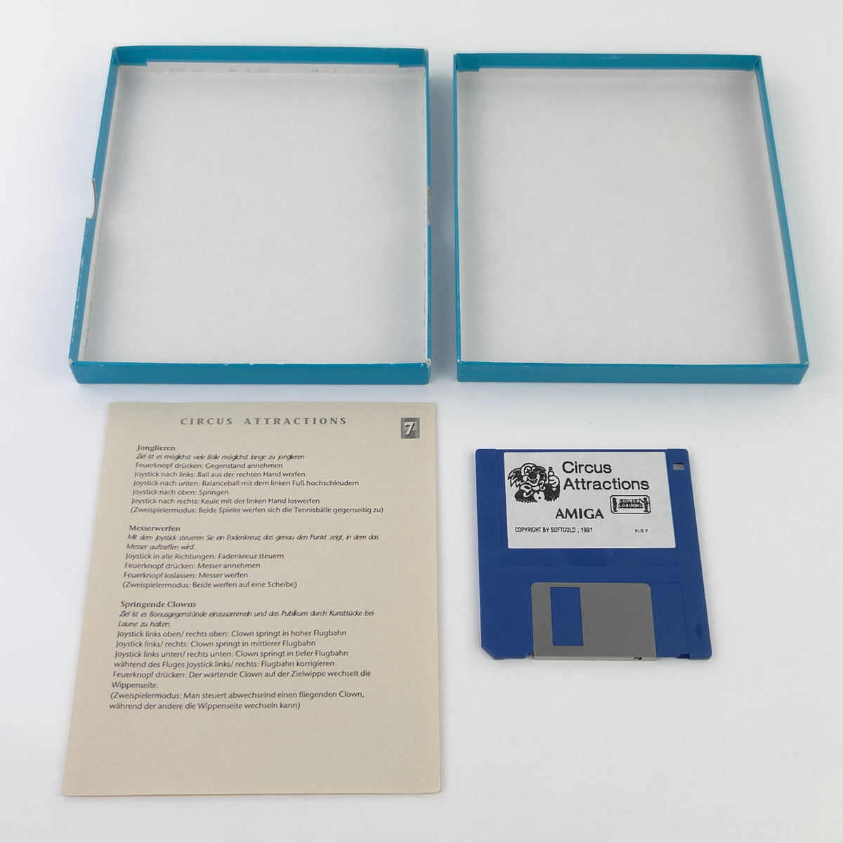 Commodore Amiga Spiel – Circus Attraction OVP PAL