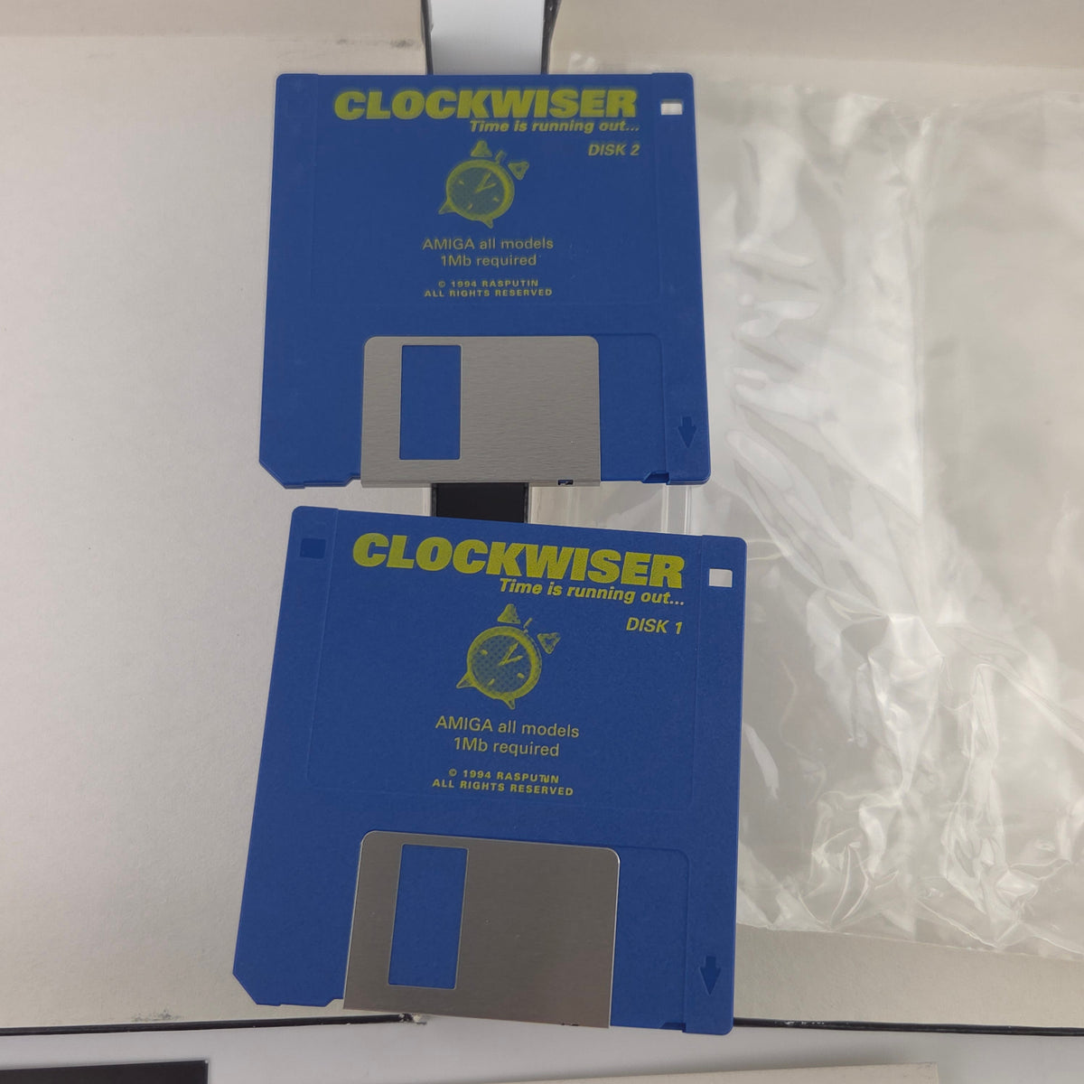 Commodore Amiga Spiel Clockwiser Big Box OVP PAL 1994