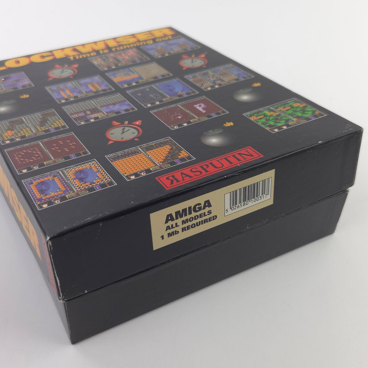 Commodore Amiga Spiel Clockwiser Big Box OVP PAL 1994