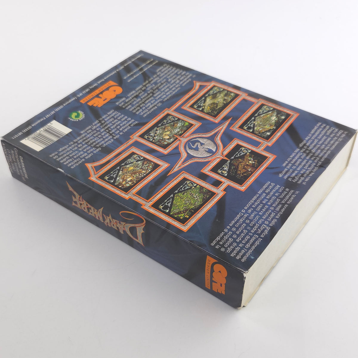 Amiga Spiel Darkmere Big Box OVP PAL Core Design Diskette