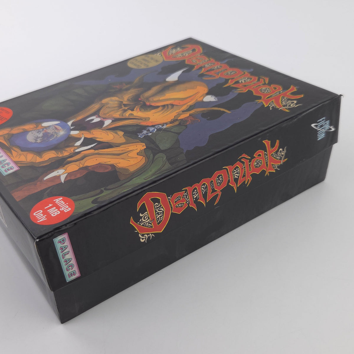 Amiga Spiel Demoniak Big Box OVP CBM PAL Palace 1991