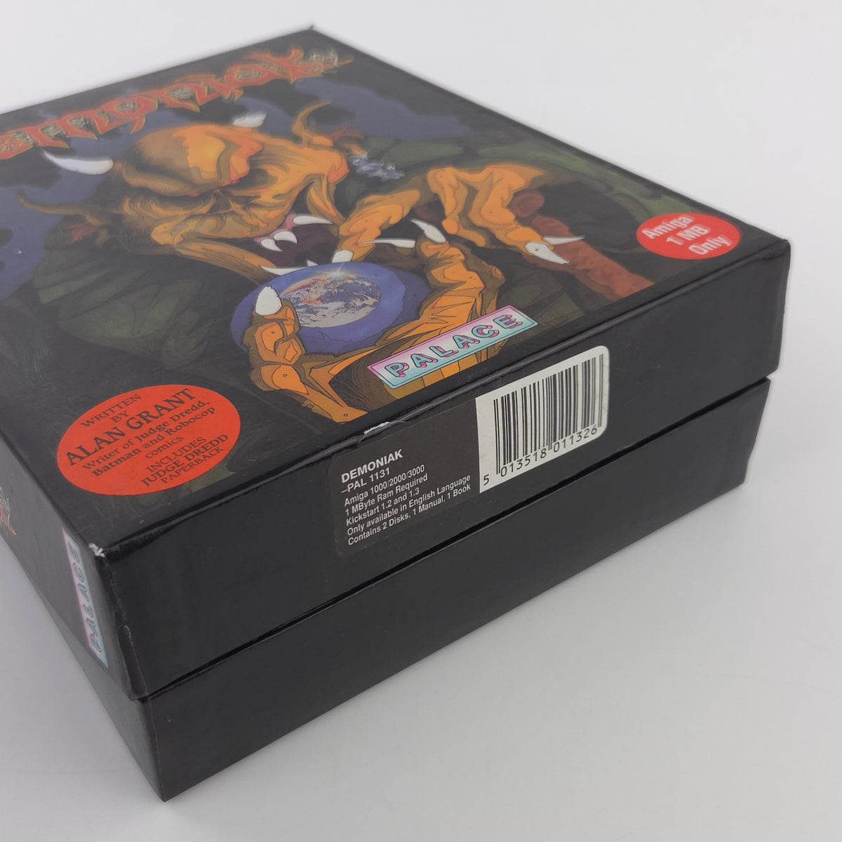 Amiga Spiel Demoniak Big Box OVP CBM PAL Palace 1991