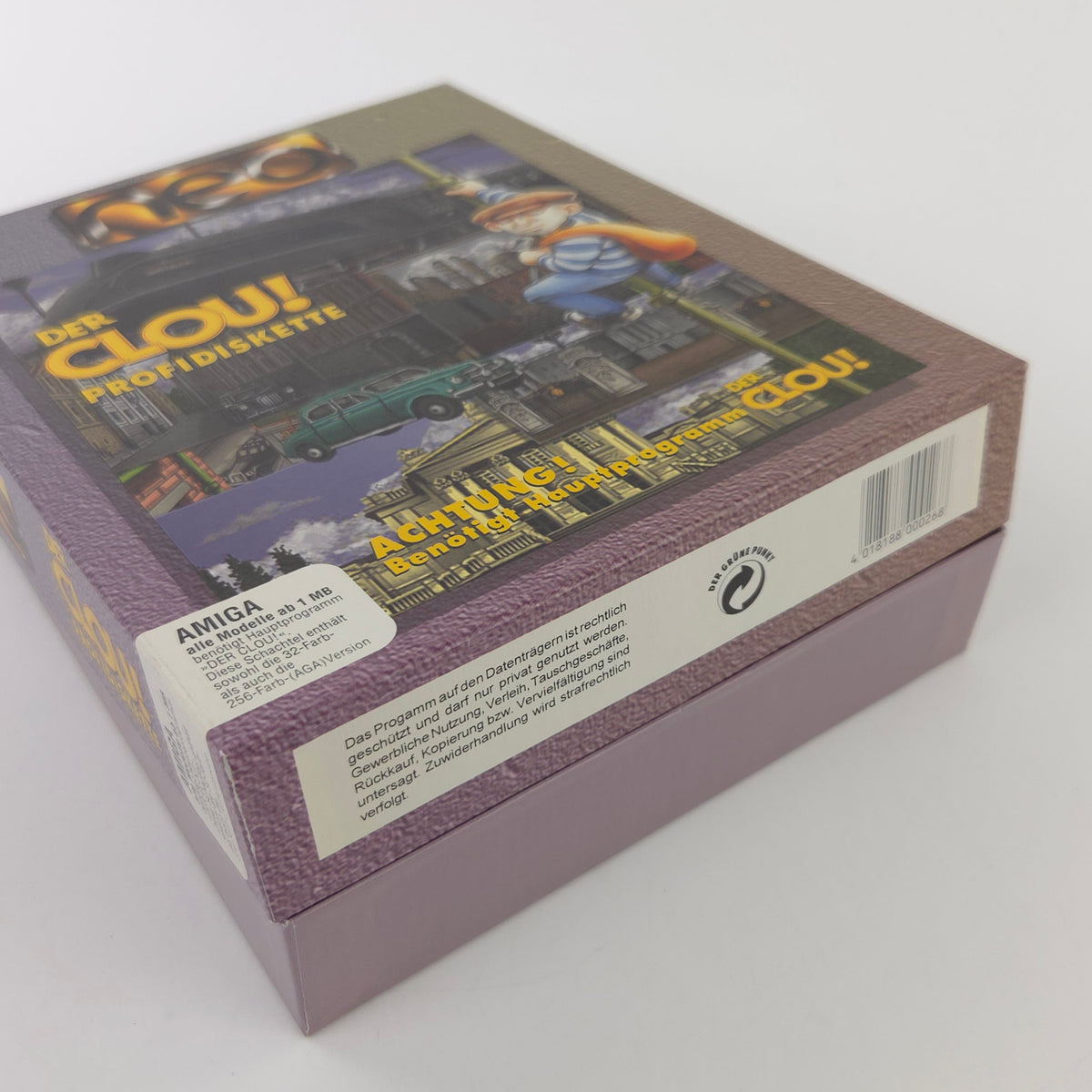 Amiga Spiel Der Clou Profidiskette Big Box OVP PAL