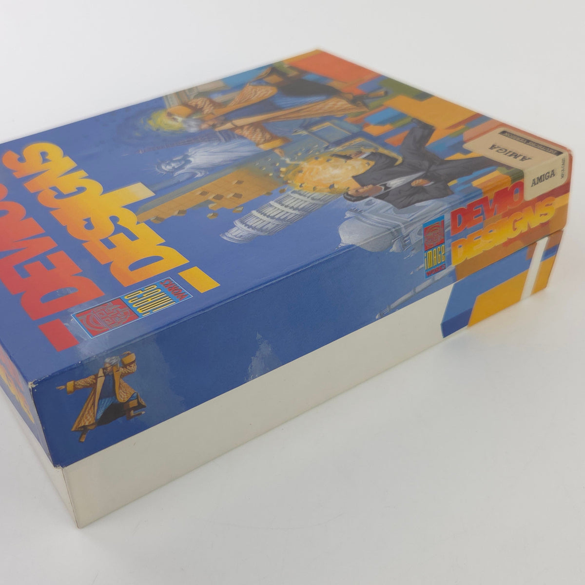 Amiga Spiel Devious Designs Big Box OVP Diskette PAL