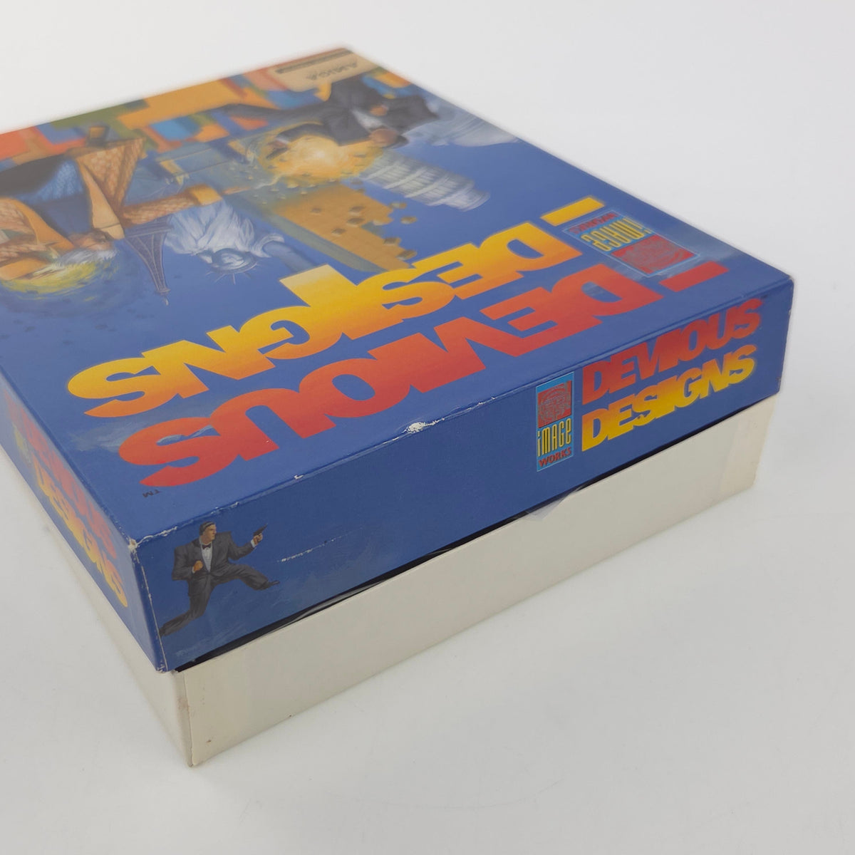 Amiga Spiel Devious Designs Big Box OVP Diskette PAL