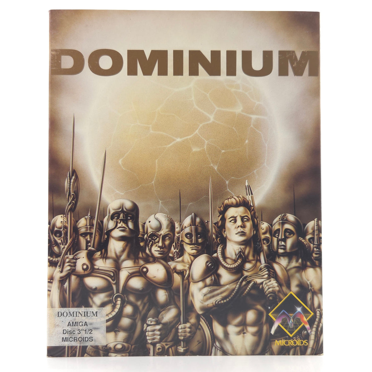 Amiga Spiel Dominium Microids Big Box OVP PAL Diskette